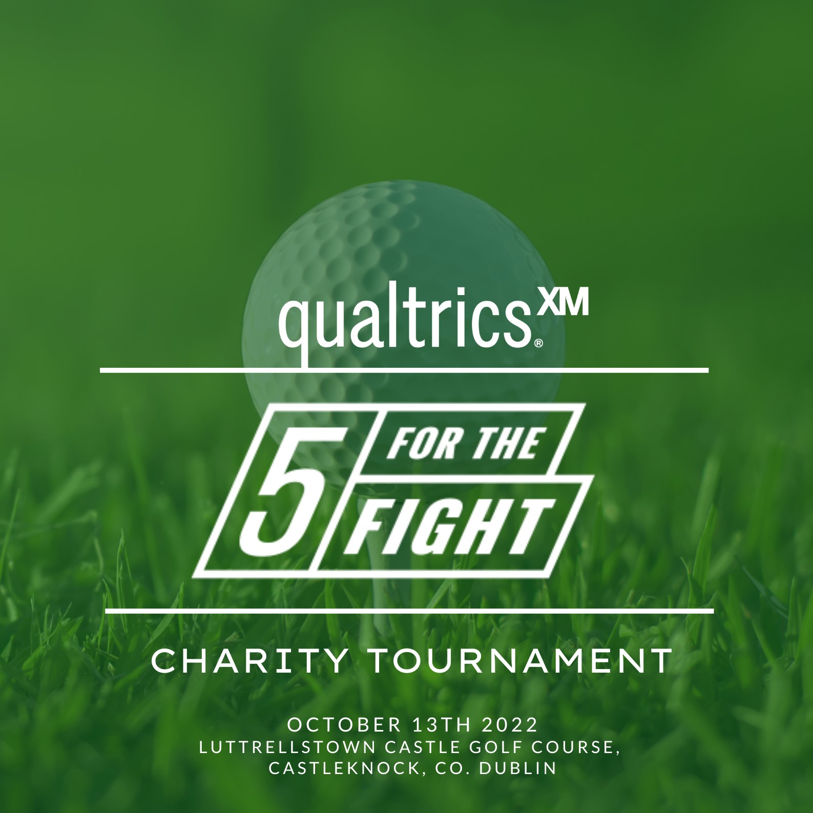 Qualtrics 5 for the Fight Charity Golf Tournament